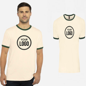Next Level Apparel Ideal para ropa de marca y camiseta para eventos 2024 Hombres 100% Peinado Ring-Spun CottonAnti-Shrink Custom Logo Tee - Product Image 1