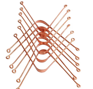 Limpiador de logotipo Boca Oral Cobre Limpiador de lengua Cepillo Herramientas de cuidado de higiene bucal Metal 100% Raspador de lengua de cobre puro de la India - Product Image 1