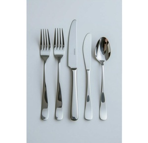 Ensemble de couverts en acier inoxydable finition argentée, conçu pour éblouir les mariages, les banquets et les rassemblements haut de gamme - Product Image 3