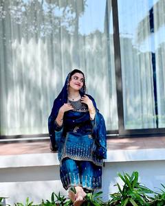 ชุดสูทออกแบบอย่างหนาผ้าไหมแท้ zari และลำดับปักเสื้อทำงานและพาลาซโซ่กับทุกลำดับเย็บปัก - Product Image 1