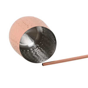 ESPRIT Home Juego de Coctelería de Acero Inoxidable de 540 ml, Color Cobre Intenso, 8.5 x 8.5 x 11 cm, Coctelera - Product Image 2