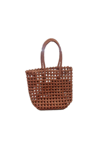 Sac fourre-tout en cuir véritable tissé Sienna pour femmes de luxe fait à la main Style Vintage capacité moyenne spacieux et Portable à la mode - Product Image 4