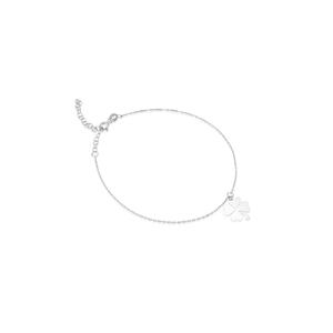 กำไลข้อมือเงินแท้ 925 ดีไซน์ใบโคลเวอร์นำโชค ผลิตในตุรกี - Product Image 1