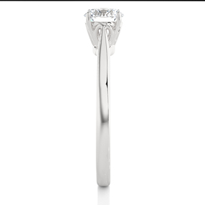 Bague de fiançailles solitaire en or et diamant 1.20 faite pour les filles et les femmes DEF Color Direct from India - Product Image 3