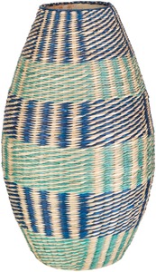 Vietrustic Nouveau design Vase à fleurs Vase en jonc de mer Support de pot de table Vase à plantes - Product Image 2