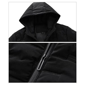 2025เสื้อมีฮู้ดแบบมีซิปของผู้ชายชุดวอร์มและกางเกงวอร์มให้ความอบอุ่นสำหรับฤดูหนาวชุดวอร์มสำหรับผู้ชาย - Product Image 3