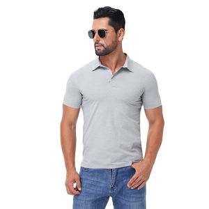 Personalización de Fábrica de Camisetas Polo de Manga Corta sin Costuras para Hombre, Resistentes a los Rayos UV, Tejido de Secado Rápido - Product Image 1