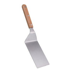 Ensemble de couteau à gâteau et serveur en acier pour la maison de luxe outils à gâteau avec manche en bois décoration/manche en bois avec vente - Product Image 3