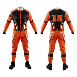 Ensemble d'uniformes de baseball respirants OEM personnalisés Vêtements de sport Ensemble d'uniformes de baseball pour jeunes et adultes Maillot d'équipe sublimé imprimé - Product Image 5