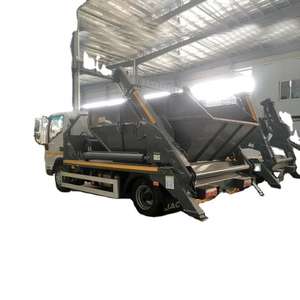 Camión de Basura con Brazo Giratorio Euro IV 2024 de 8CBM, con Brazo Hidráulico, Transmisión Automática, Cámara Trasera de 360°, Asientos de Cuero - Product Image 1