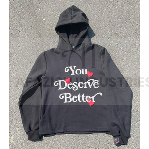 Vente en gros 100% coton grande taille sweat à capuche pour homme logo personnalisé impression bouffante 3D pull brodé sweat-shirt d'hiver - Product Image 1