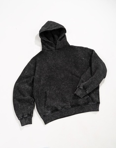 เสื้อฮู้ดผู้ชายไซส์ใหญ่พิเศษเสื้อฮู้ดสีดำซักได้ไซส์ใหญ่พิเศษ - Product Image 2