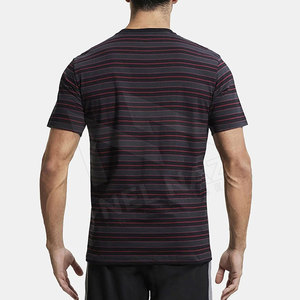 T-shirts pour hommes respirants de haute qualité, séchage rapide, légers, couleur personnalisée, coton, fibre de bambou, manches courtes, col rond - Product Image 3