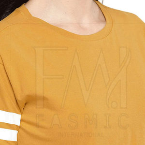 Nuevas camisetas recortadas vintage de moda para verano, Top corto de cuello redondo para mujer con logotipo personalizado y decoración de agujeros a la venta - Product Image 5