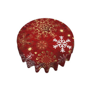 Best-seller Design Personnalisé Coton Matériau Fleur Impression Nappes de Noël Fournisseur Indien - Product Image 6