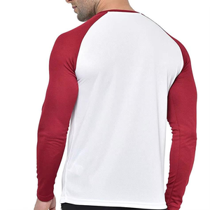 T-shirt à manches longues pour homme, personnalisé, couleur unie, impression sérigraphique, séchage rapide, respirant, 100% coton, coupe classique, 220 grammes - Product Image 5
