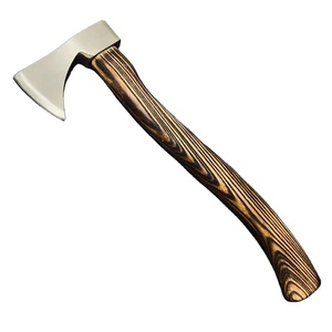 Hacha de Acero al Carbono Jexmoo Personalizada de 19.5 Pulgadas, Hachas Tomahawk con Mango de Madera de Palisandro, Funda de Cuero, Regalo para Exteriores, Hecho a Mano, Estilo Industrial - Product Image 1