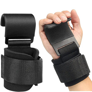MESS SPORTS Sangles de poignet robustes pour haltérophilie, en caoutchouc naturel et PVC, protection professionnelle unisexe - Faible résistance - Product Image 1