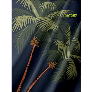 T-shirt décontracté pour homme en sergé, à manches courtes, coupe ample, séchage rapide, imprimé 3D, style hawaïen, pour la plage, style urbain, avec boutons - Product Image 5