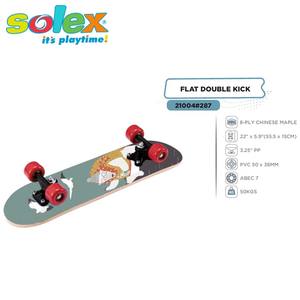 Planche à roulettes de sport de plein air 22 pouces, double kick, en érable, roulements ABEC - Product Image 2