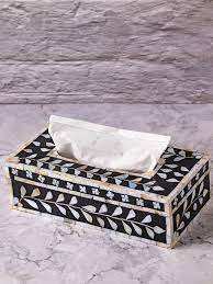 Boîte à mouchoirs en nacre, artisanat artisanal, accessoire de décoration pour la maison, boîte à mouchoirs en nacre, élégant accessoire de table à bas prix - Product Image 4