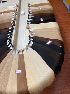 Color de mezcla de pelo de trama plana de calidad de lujo vietnamita crudo sin derramamiento sin enredos - Product Image 5