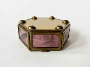 Luxury Hexagon Glass Jewelry Ring <b>Box</b> Wholesale Ring <b>Necklace</b> Pendant Bracelet <b>Jewellery</b> Ring <b>Box</b> <b>For</b> Engagement Glass Metal <b>Box</b> - Product Image 5