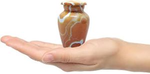 โมเสกทำด้วยมืออลูมิเนียมและแก้วใส่เถ้ากระดูกขนาดใหญ่ผู้ใหญ่ขนาดงานฝังศพแบบใช้มือกระเบื้องแต่ละชิ้นไม่ซ้ำใครสำหรับงานศพ - Product Image 6