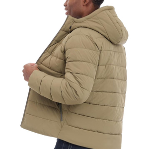 Chaqueta Acolchada Premium con Capucha y Cremallera para Hombre, Ligera, Cálida y Elegante para Invierno, Embalaje en Tambor para Tiendas de Moda, Marcas y Pedidos al por Mayor - Product Image 4