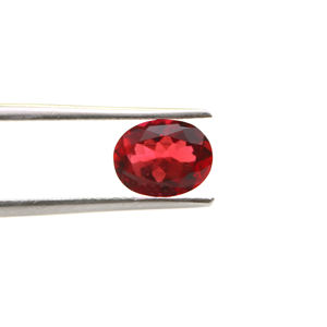 แซฟไฟร์สีส้มเพาะเลี้ยงในห้องปฏิบัติการ ทรงรี 8x10 มม. 4 กะรัต รับรองโดยผู้ที่สาม ทางเลือกที่ดีที่สุดสำหรับนักออกแบบเครื่องประดับ - Product Image 1