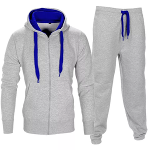 Pantalones de chándal de algodón personalizados unisex, conjuntos con capucha, chándales de felpa francesa de alta calidad, de secado rápido, de talla grande, transpirables de invierno para hombres - Product Image 3