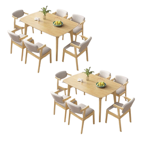 ชุดโต๊ะอาหารทำจากไม้ชุดเฟอร์นิเจอร์รับประทานอาหารสำหรับร้านอาหารและห้องรับประทานอาหารโดยตรงจากโรงงาน - Product Image 2