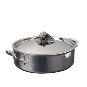 Casserole En Acier Inoxydable Fait À La Main Hot Pot Rond Conception Arabe Couvercle En Or Fourniture Au Qatar Bahreïn Koweït Arabie Saoudite - Product Image 6