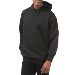 Sweats à capuche surdimensionnés de couleur unie pour hommes pull thermique d'hiver en polaire sweat élégant pull super lourd pour hommes à capuche - Product Image 4