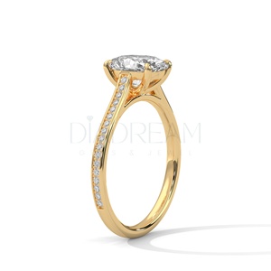 Femmes de haute qualité 925 en argent Sterling Original diamant ovale Leb cultivé bague de mode accessoires de bijoux fins - Product Image 4