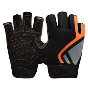 Men's Pure Cowhide Leather Gym Training Workout <b>Gloves</b> <b>Fitness</b> <b>Gloves</b> - Product Image 5
