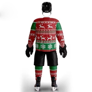 Uniformes de Hockey sobre Hielo Personalizables de Fábrica al por Mayor |   Ropa Deportiva de Primera Calidad, 100% Poliéster, Antibacteriana, de Secado Rápido y Transpirable - Product Image 3