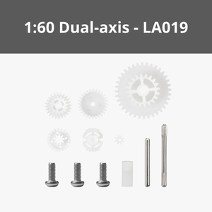 Kit de Engranajes de Reducción de Plástico de Doble Eje para Kits de Robótica - Product Image 5