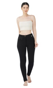 Señoras Equitación inteligente Jodhpurs Piping Breeches Mujeres Ridding Cómodos Pantalones de montar - Product Image 3