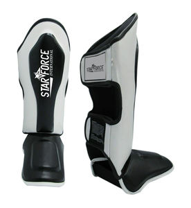 Protège-tibias professionnels MAW en cuir PU pour MMA, protection des jambes pour le kick-boxing, fermeture auto-agrippante, légers, pour adultes - Product Image 6