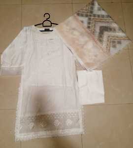 ชุดเดรสผ้าคอตตอนปักลายไก่คาริสำหรับผู้หญิงชุดเดรสฤดูร้อนสไตล์สวยงาม - Product Image 2