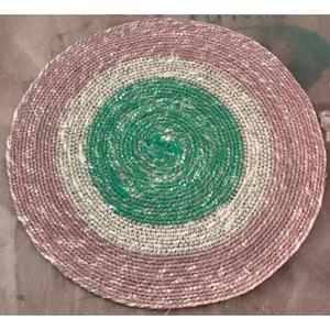Wholesale <b>Seagrass</b> Table Mat <b>Placemat</b> Table Decor Multi Color Wall Decor Indian Handicraft <b>Seagrass</b> Table Mat from India - Product Image 1