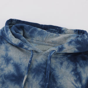 Prix de gros Sweat à capuche Tie Dye pour hommes en différentes couleurs Pull à capuche élégant à séchage rapide Tie Dye Hoodies avec logo personnalisé - Product Image 3
