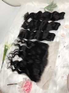 Haute Qualité Naturel Ondulé Trame Vierge Remy Extension De Cheveux Double Machine Tissage De Cheveux Humains - Product Image 5