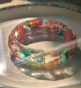 MAIN Boho Bijoux de créateur de mode Résine Géométrique Bracelet Cadeau Marbre Ambre Irrégulier Acrylique Bracelet pour Femmes Filles - Product Image 4