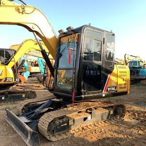 Mini-excavatrice sur chenilles hydraulique d'occasion Sany SY75C, 7,5 tonnes, moteur testé et inspecté, composants d'origine en STOCK - Product Image 2