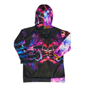 Hot Sale Custom Designed Zip-Up Polyester Fleece Hoodies <b>Kids</b> Adults All Sizes 3D Sublimation Hoddie For Men Women - Product Image 2