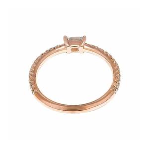 Accesorios de moda Esmeralda apilable Natural Cvd L anillo de diamantes para niñas fiesta boda joyería disponible al mejor precio - Product Image 3