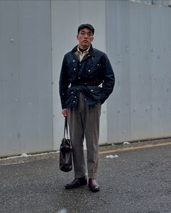 International Lightweight UK Union Casual Motorcycle Coated Canvas Vintage Hunting Field <strong>Parka</strong> Belted Biker Black Cotton Jacket - Product Image 5