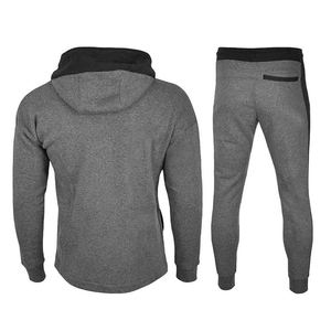 Survêtements d'hiver à capuche à manches longues pour hommes, coupe classique, tendance, imprimés, en polyester/coton, survêtements en molleton personnalisés pour le fitness - Product Image 4